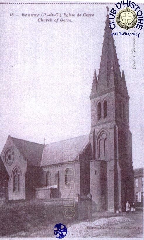 Eglise de Gorre avant 1914